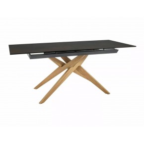 Стол обеденный SIGNAL LORETO Ceramic Ossido Bruno коричневый/дуб 180-230/90